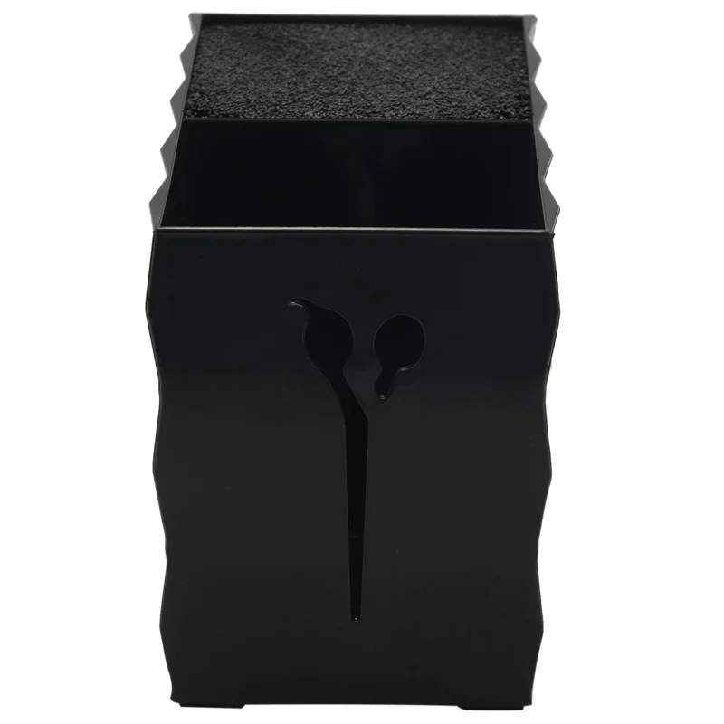 

A83I-3X Black Professional Salon Shear Holder For Stylist Scissors Rack Holder Case Hair Clips Storage Box