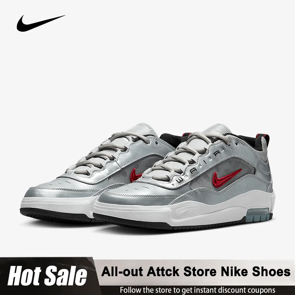 

NIKE SB Ishod2 Silver Bullet Air Max Ishod Prm унисекс кроссовки на воздушной подушке HF3062-001 дышащая повседневная спортивная обувь