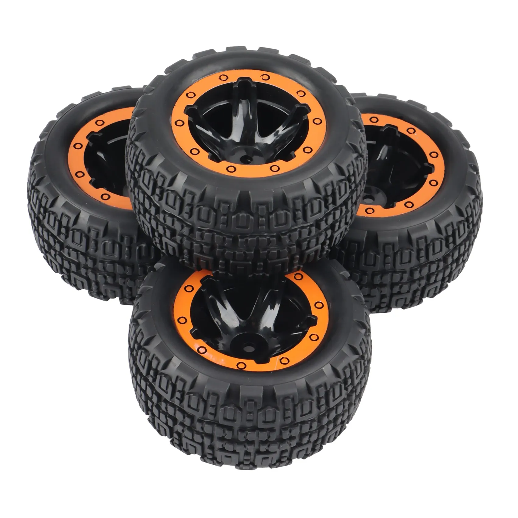 BAAA-4Pcs الإطارات عجلة الإطارات ل HBX 16889 16889A 16890 16890A SG 1601 SG 1602 SG1601 SG1602 RC قطع غيار السيارات الملحقات