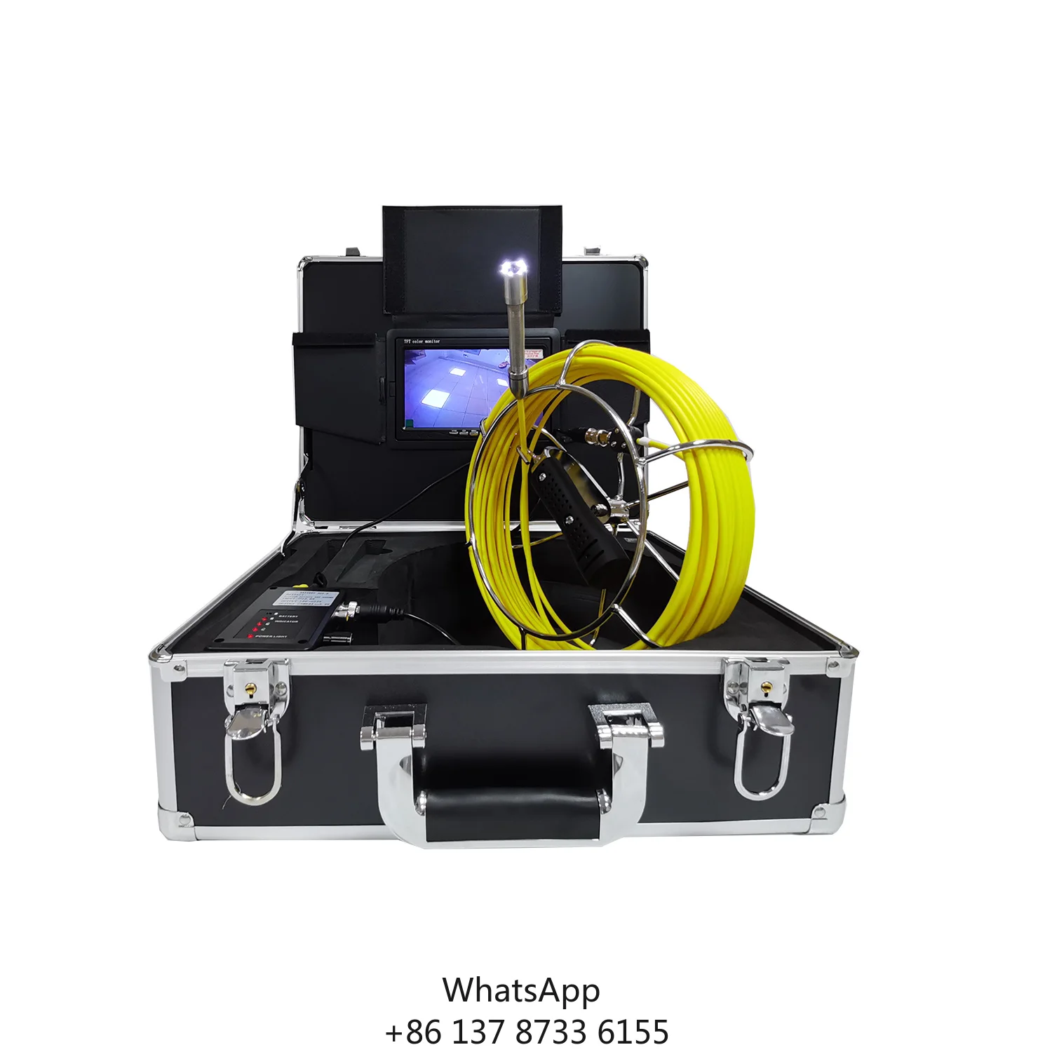 

Sewer Camera Pipe Inspection With 17mm Lens, 20m Cable, 1000TVL Pipe Inspection Camera Head For Sewer Pipe Camera
