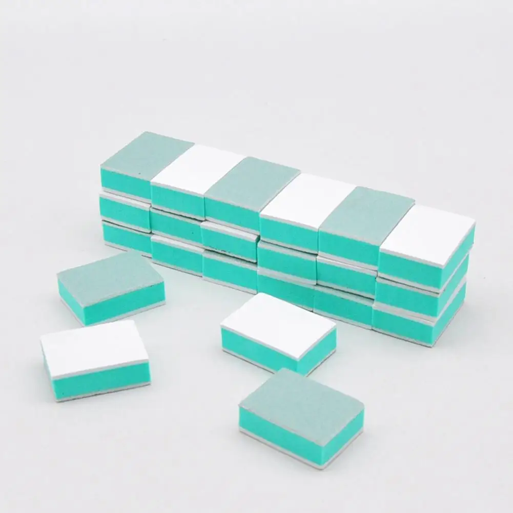 バッグスクエアネイルスポンジブロックファイル 600/3000 グリット光沢のある美容両面バッファダブルネイルスムーズツール研磨バッファネイル B5J1