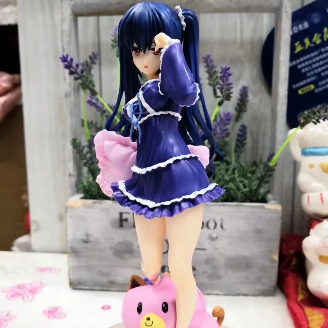 

Anime Hyperdimension Neptunia Lastation Noire Pillow PVC Action Figure Collectible Model Doll Toy 20CM
