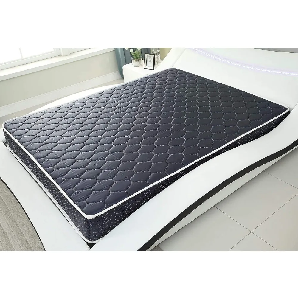 American-Made 6-Inch Waterproof High-Density Foam Mattress with Diamond-Quilted Breathable Cover