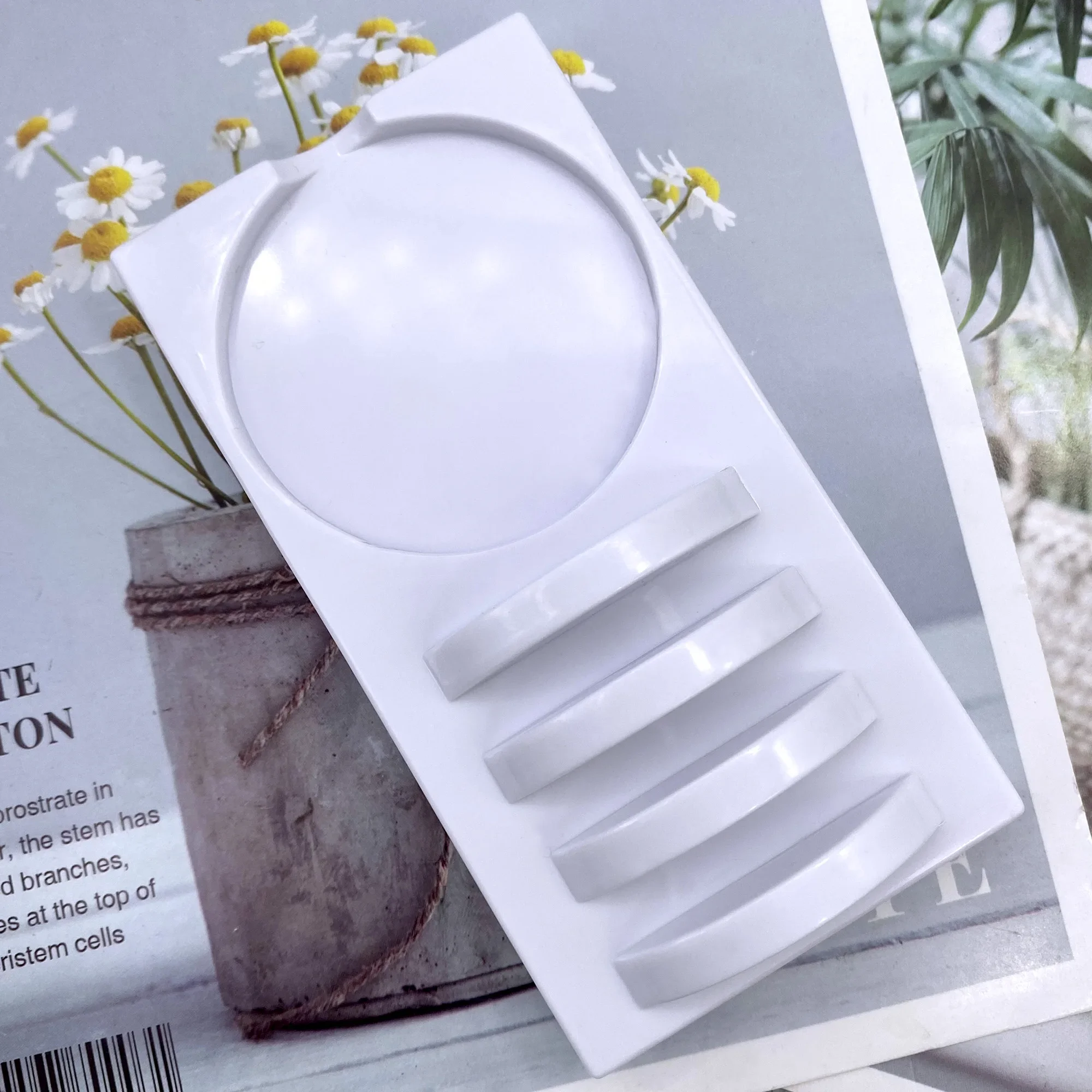 Wimper Extensie Tool Individuele Lijm Pallet Enten Valse Wimpers Jade Plaat Pad Zelfklevende Lijmstandaard Holde Make-Up Tools