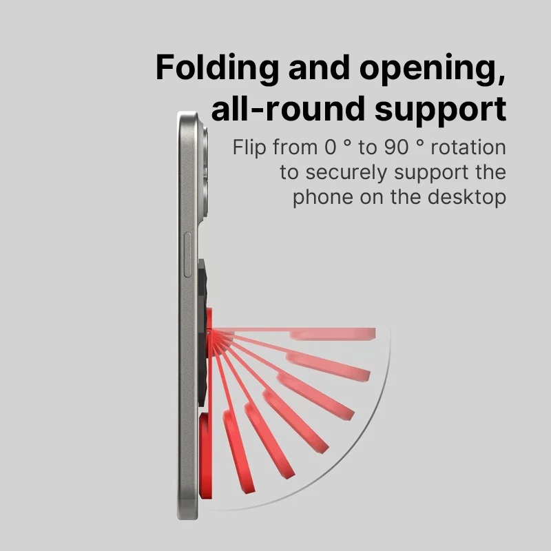 for MagSafe Phone Grip Stand, 3-in-1 Magnetic Finger Ring Holder Double-Sided Magnetic Phone Stand for iPhone 12 16 15 14 13 17