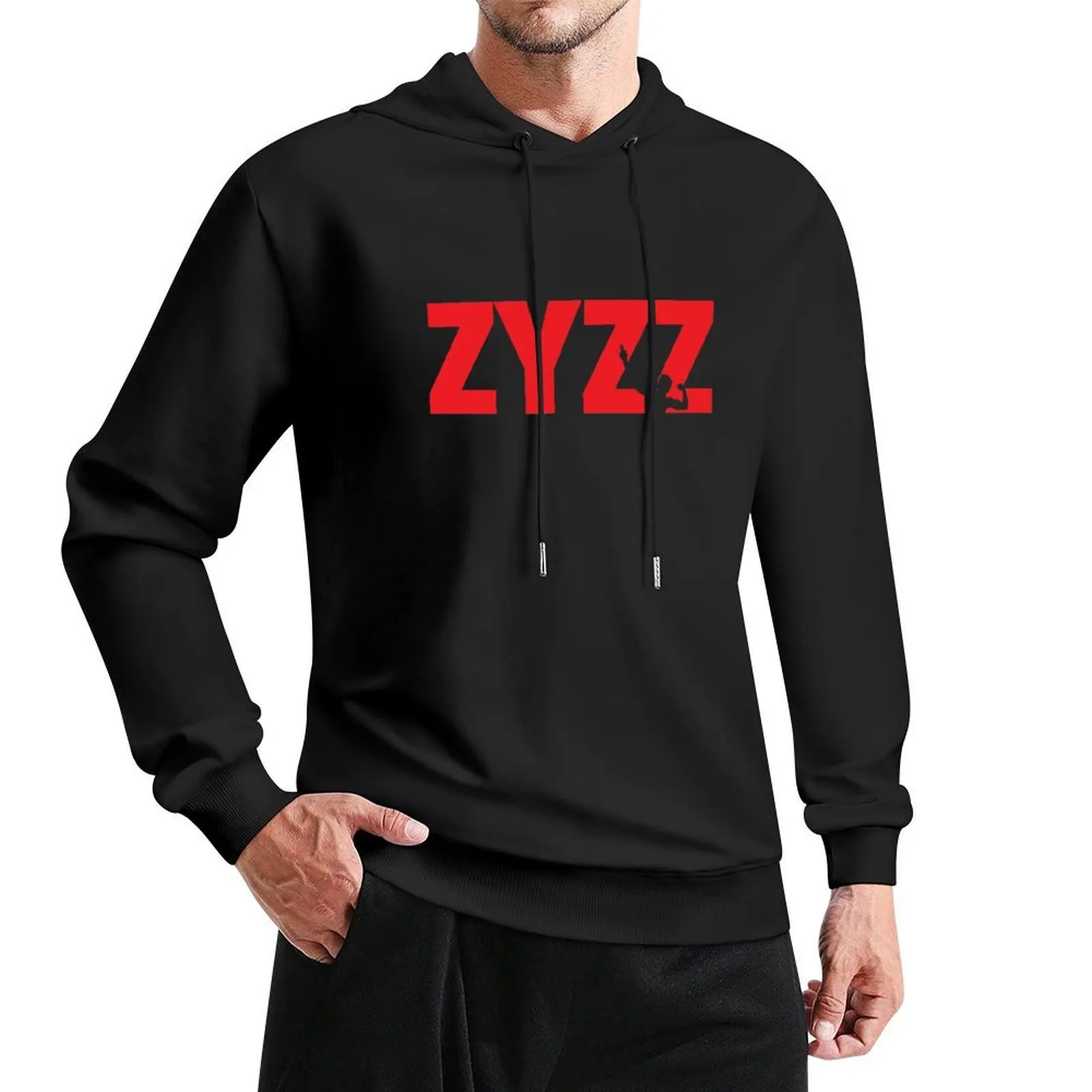 Zyzz Text Sickkunt Gym كمال الأجسام تحفيزية جمالية Veni Vidi Vici تصميم هوديي ملابس الشتاء الرجال هوديي كبير الحجم