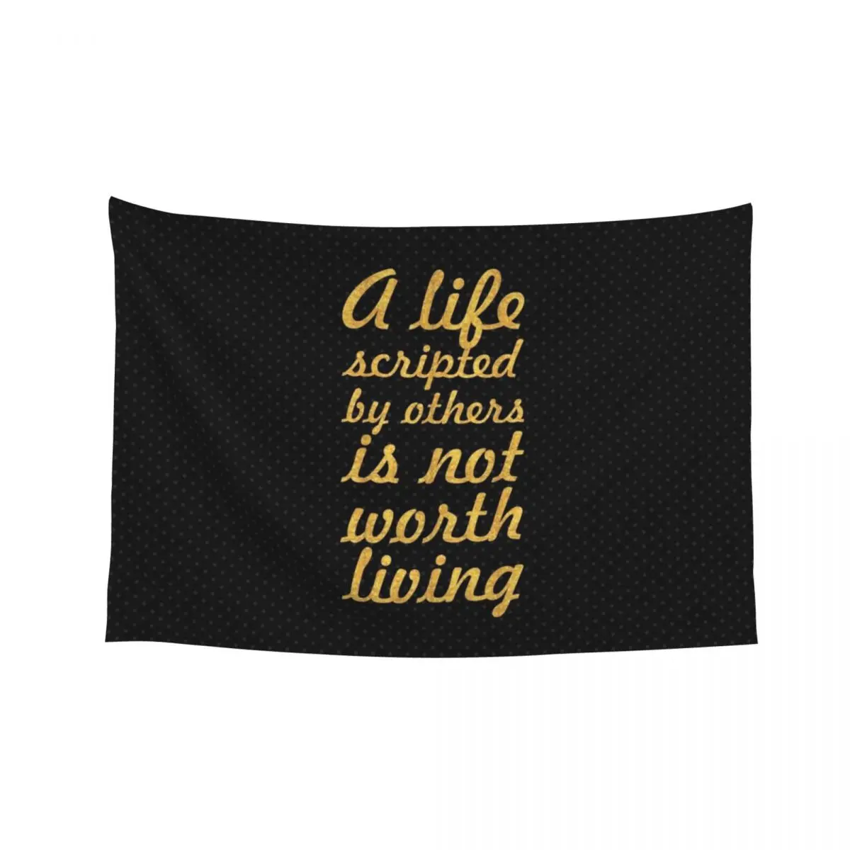 

A life scripted... Inspirational Quote Tapestry Room Decor Wall Carpet Aesthetics For Room Tapestry