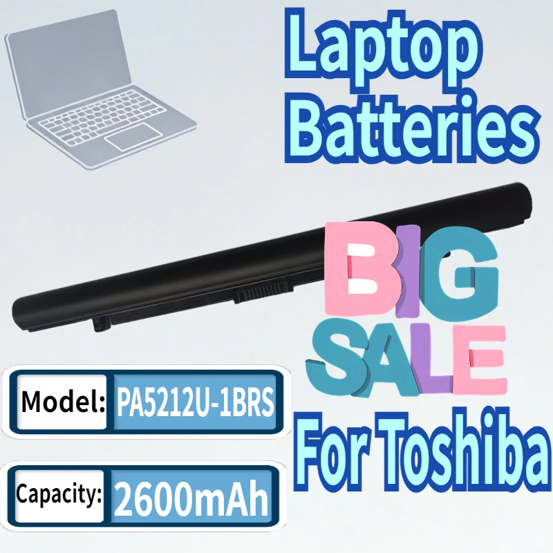 

PA5212U 1BRS Laptop Battery PA5358U 1BRS for Toshiba A40 C/A50 C 14.8V 2600mAh Replacement Battery