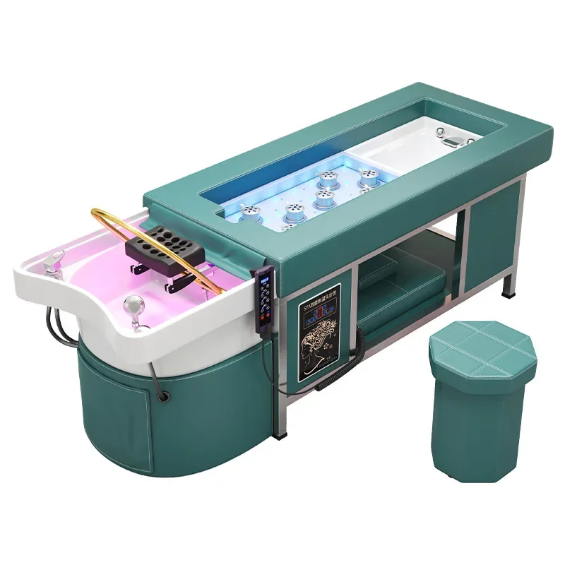 

Barber shop special hair salon head bed beauty salon water heater water circulation fumigation Thai foot bath shampoo bed