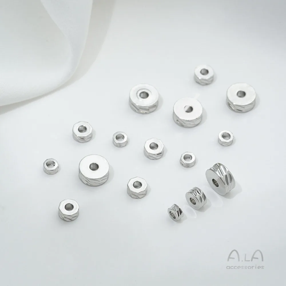 Медная бусина 14-каратного золота, граненый пакет, цветок, разделитель плоского листа, сделай сам, разделитель бисера, браслет, ожерелье, ювелирные изделия Materia