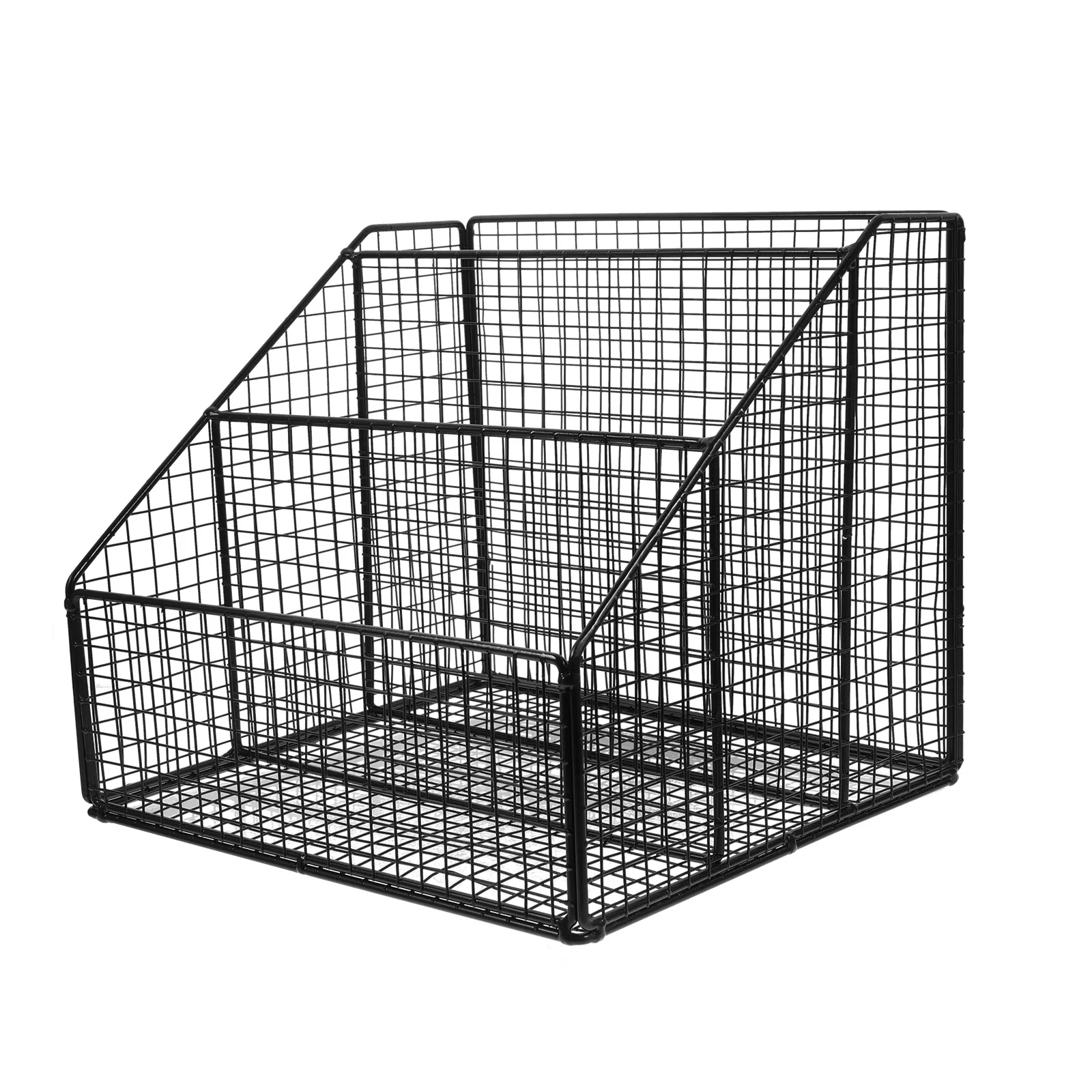 حامل كتب على سطح الطاولة، منظم ملفات بتصميم حديث للمكتب، رف كتب حديدي بسعة كبيرة، منظم ملفات للاستخدام المنزلي للمكتب