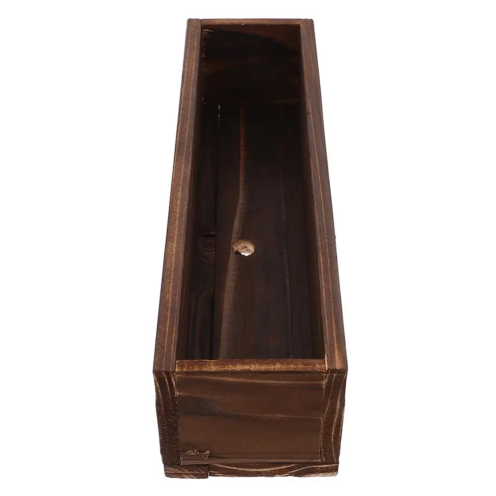 

Wooden Flower Pot Rectangular Planter Pots for Indoor Plants Large Succulent Planters Rectangle Boxes Durable Wood Versatile Use