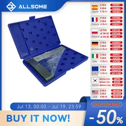 ALLSOME Machinist Square 90 Degree Right Angle Engineer Set Precision Ground Steel Hardened Angle Ruler HT2059-2064