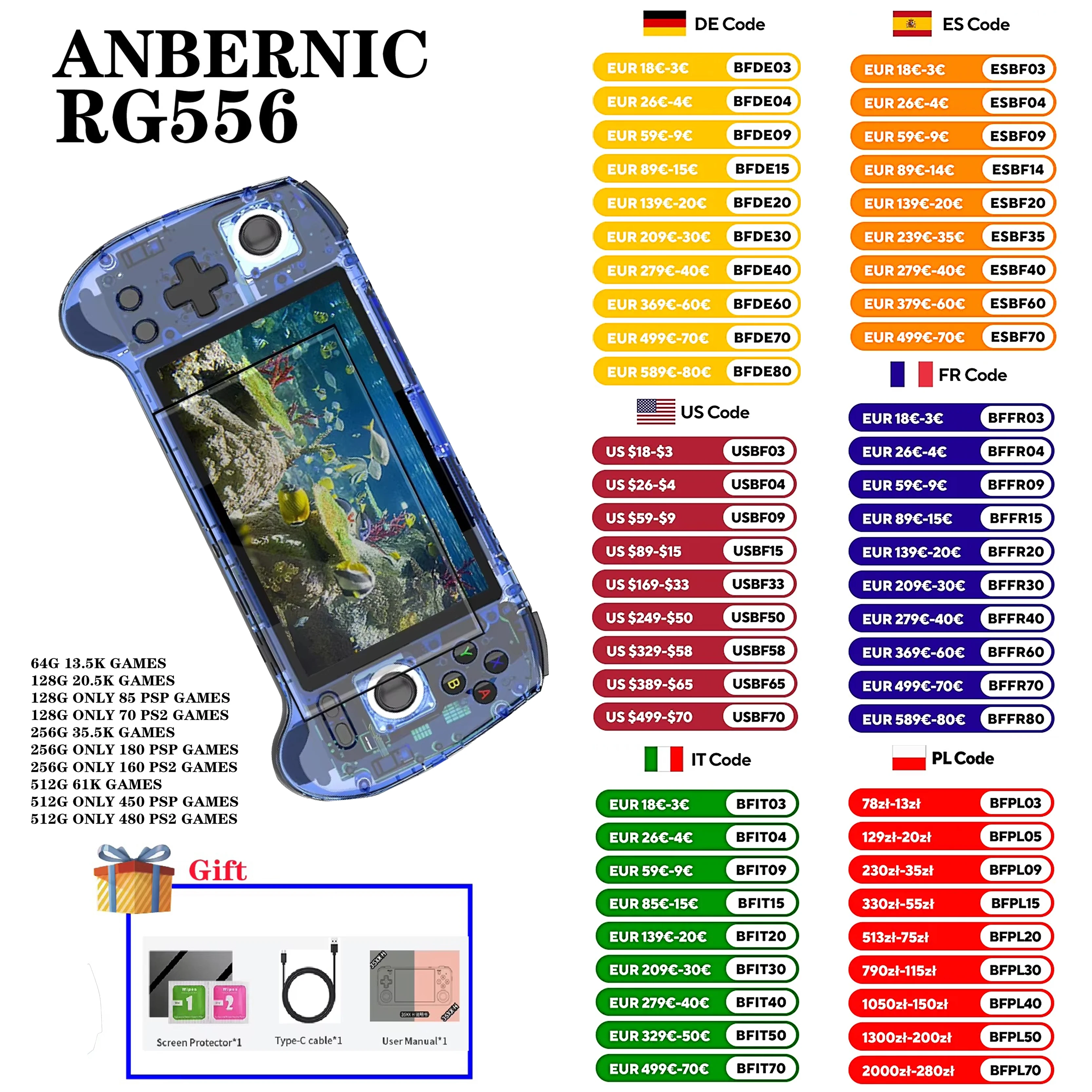 Anbernic RG556 Clas…