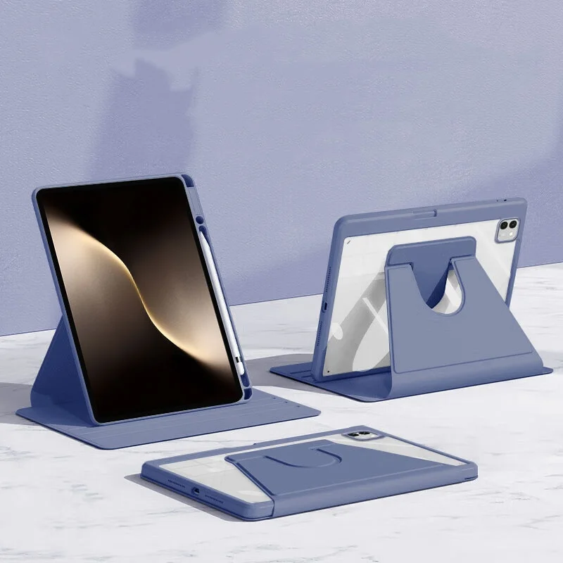 Case for Honor MagicPad4 YLE-W09 12.3'' with Pencil Holder 360 Degree Rotation Protective Stand Cover For Honor MagicPad 4 12.3