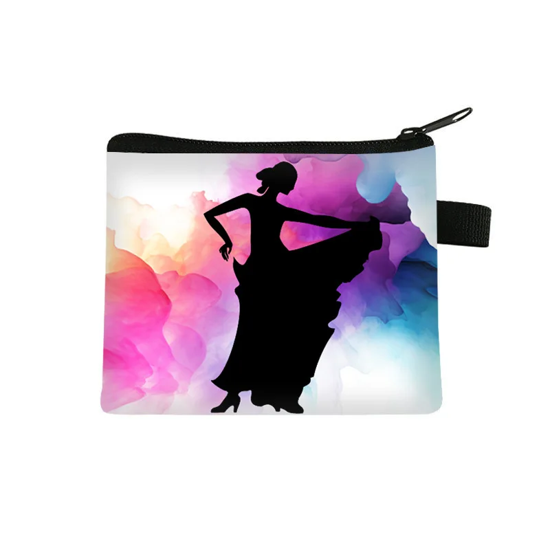 Coin Purse Original Dance‑print Headphone Case Lightweight Student Customized Wallets And Cardholders Card Wallet Custom Bag view 4
