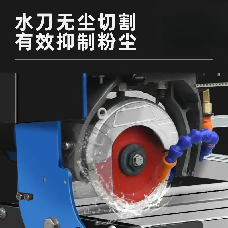 3000W Automatic Tile Cutting Machine 30mm Depth, Electric Porcelain Saw Waterjet Slotting 45 Degree Bevel Cutter