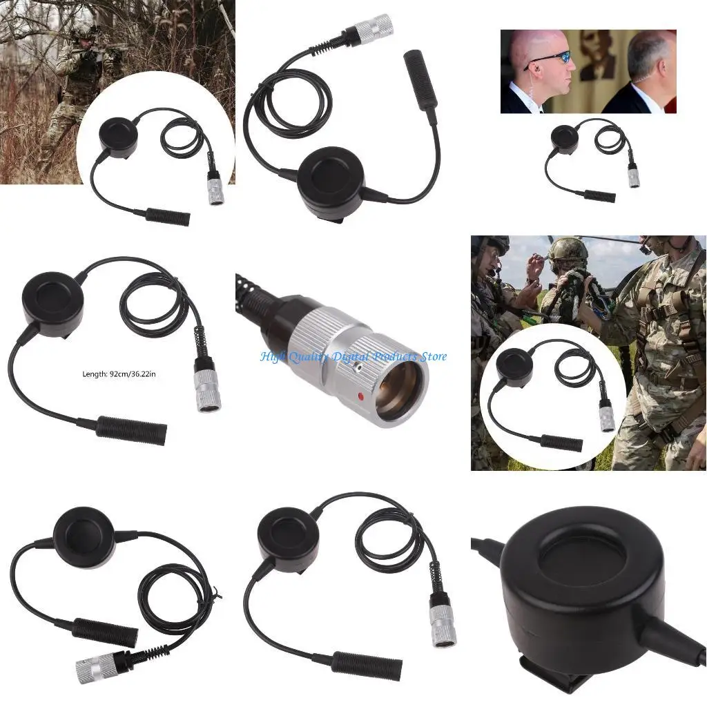 U2JE التكتيكية سماعة محول الاتصال الداخلي PTT 6pin PTT محول ل AN/PRC152 PRC148 #1