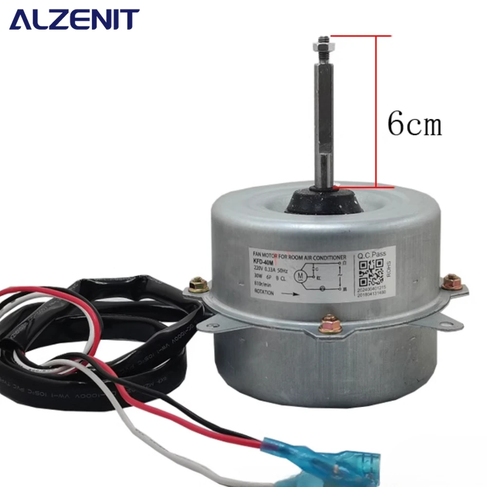 

Новый для Haier, наружный блок, вентилятор, двигатель KFD-40M, 30 Вт, 6 P, 50 Гц, 220-240 В, детали кондиционера