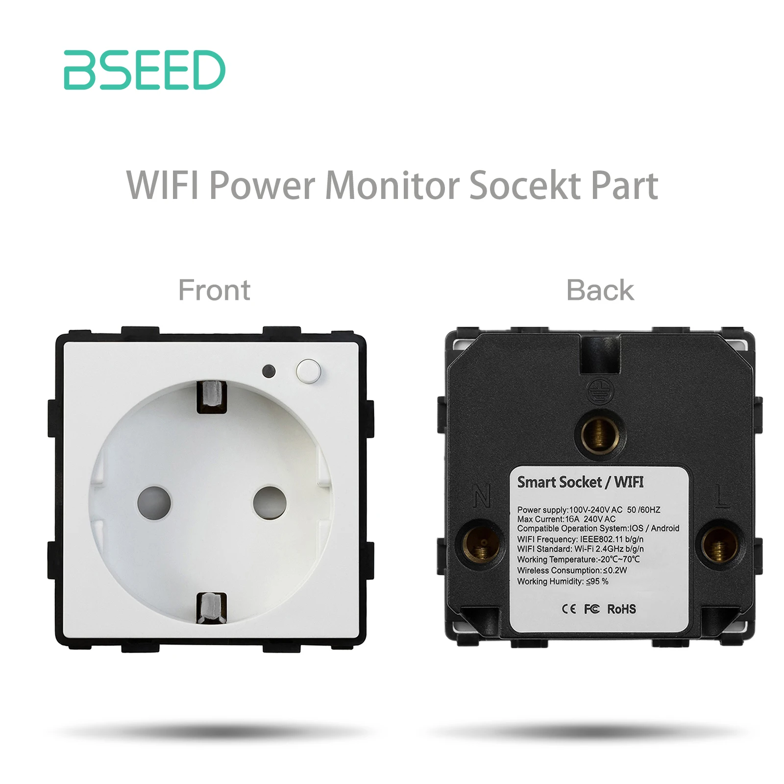 BSEED Wifi Socket Smart Plug Blue 10