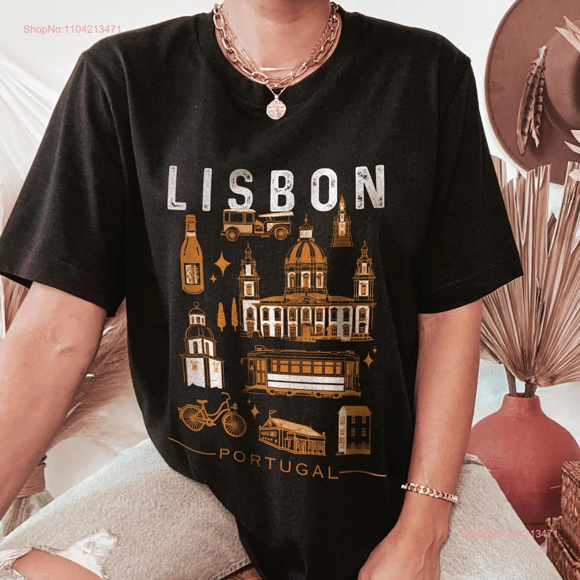 Lisbon Family Vacation T Shirt Trip Portugal Girls Personalized Bachelorette long or short sleeves