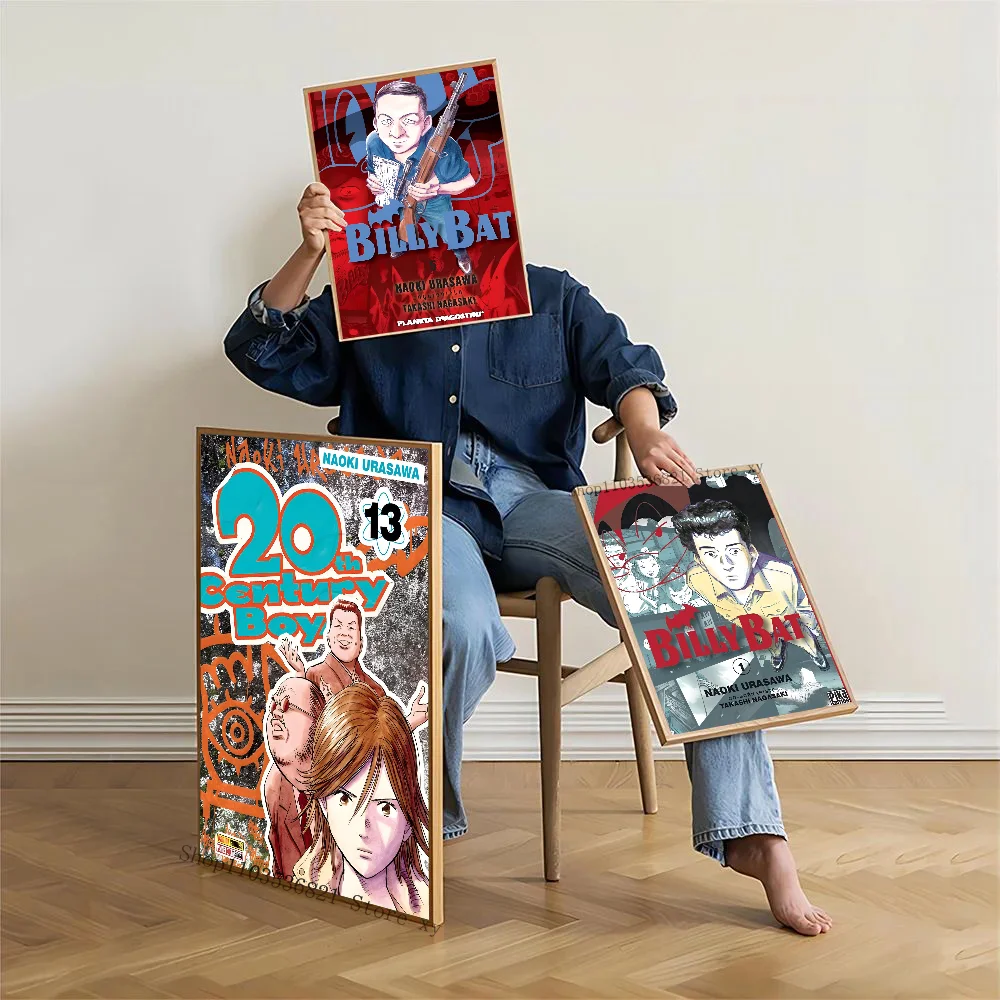 1 قطعة Naoki Urasawa المشارك ورقة طباعة غرفة المعيشة المنزلي غرفة نوم مدخل بار مطعم مقهى الفن اللوحة الديكور