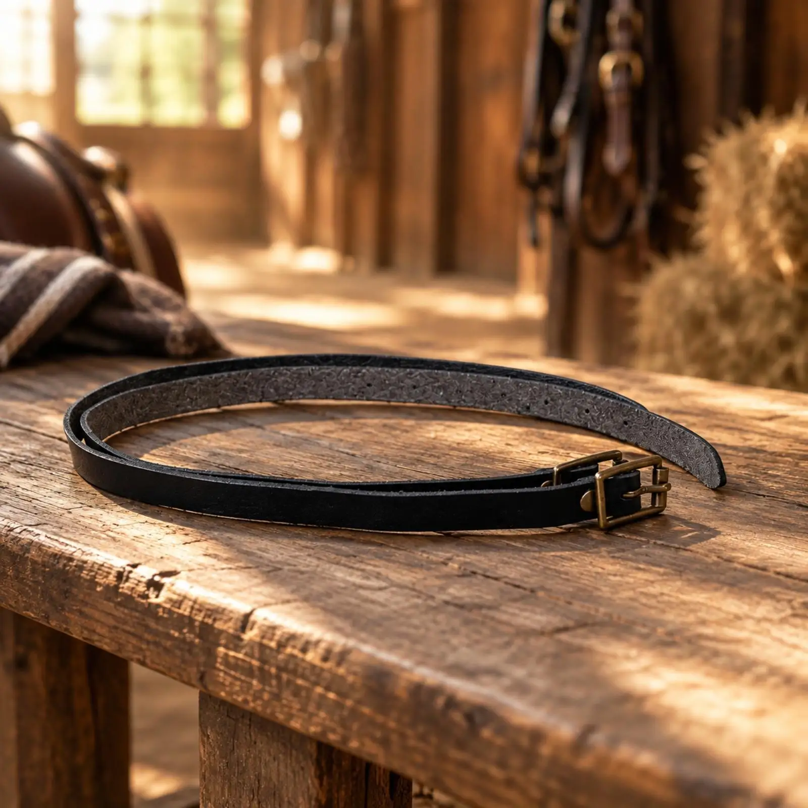 English-Style Horse Spur Strap Long-Lasting Microfiber Leather Spur Strap Wear-Resistant Breathable for Equestrians