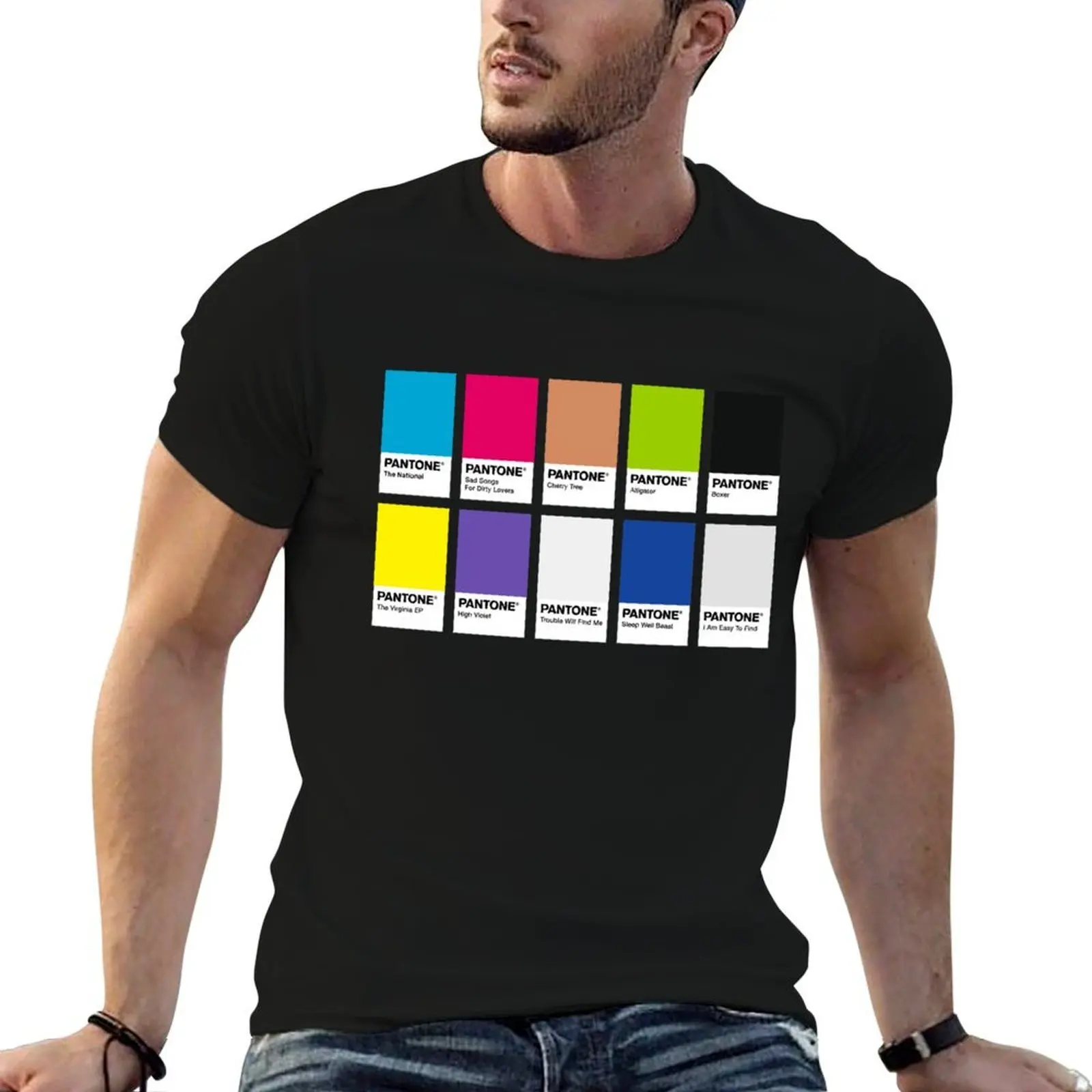 The National (Band) - Pantone Colours T-Shirt man t shirt clothes t shirt men