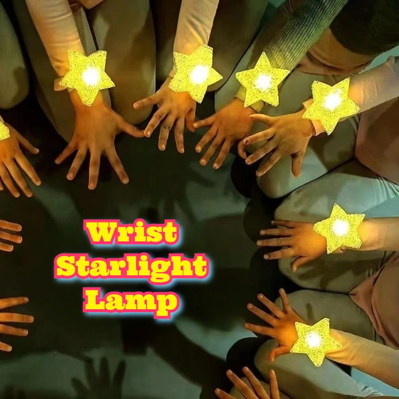 ‌ ไฟ LED รูปดาวแบบพกพาสำหรับงานคอนเสิร์ต ปาร์ตี้ แสงสว่างตกแต่งคริสตัล สร้างบรรยากาศงานแสดง งานแต่งงาน ร้องเพลง สำหรับผู้ชม