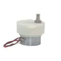 JS30 6V Micro Gear Motor Eccentric Low Speed 5RPM/100RPM Plastic Gear Mute Gear Reducer for Stage Lights Toy Robot