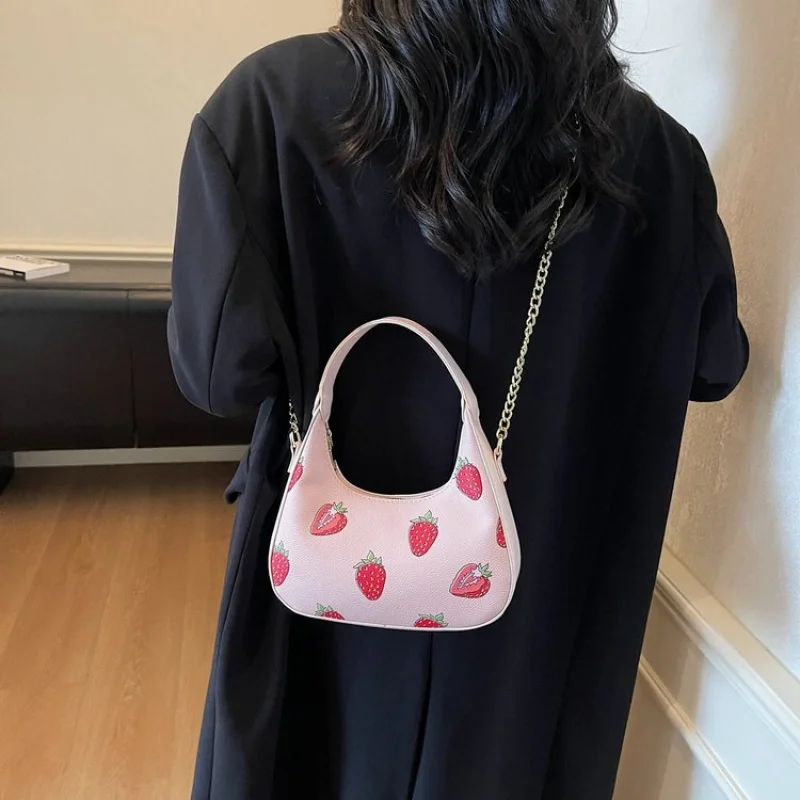 Ponadczasowa designerska skórzana torba na ramię dla kobiet, elegancka torebka crossbody, luksusowa markowa torebka damska, stylowa torba listonoszka.