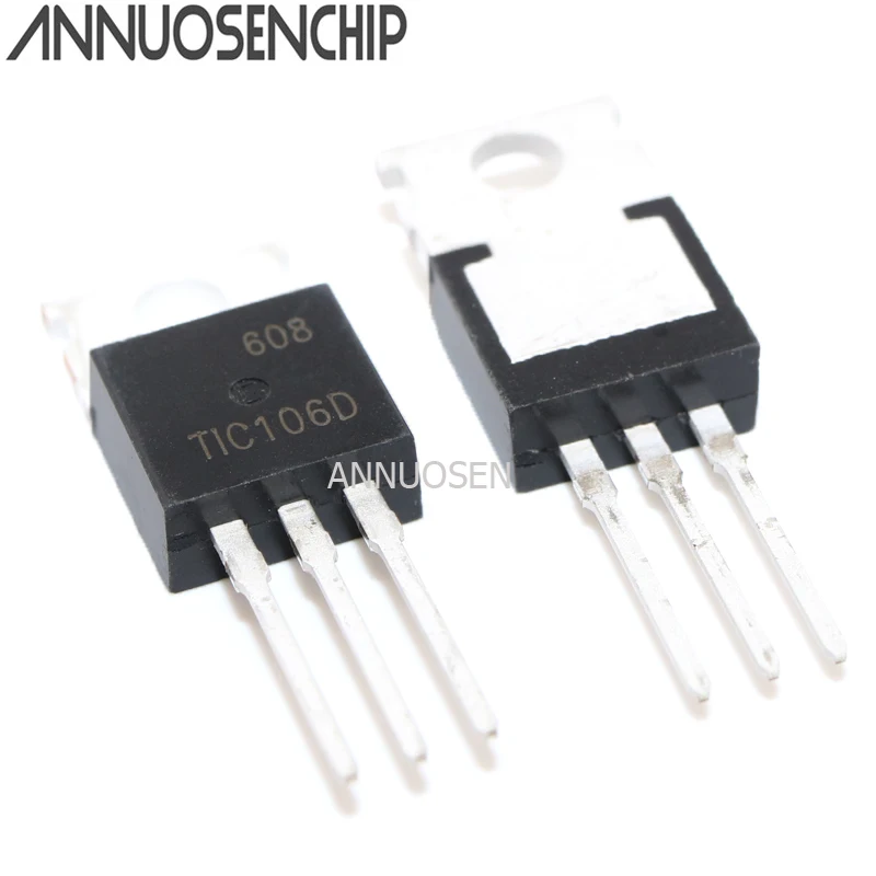 10PCS New and Original  TIC106 TO-220 5A 400/600/700/800V TIC106D TIC106M TIC106S TIC106N