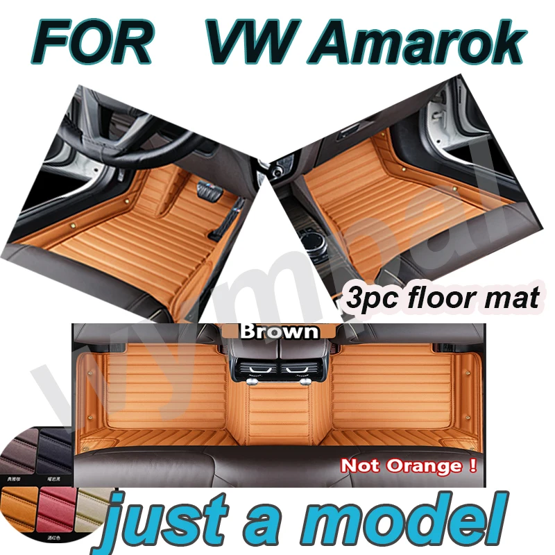 

РОСКОШНЫЕ автомобильные коврики на заказ для VW Amarok 2010 2011 2012 2013 2014 Авто Роскошные кожаные мужские и женские автомобильные коврики с полным покрытием