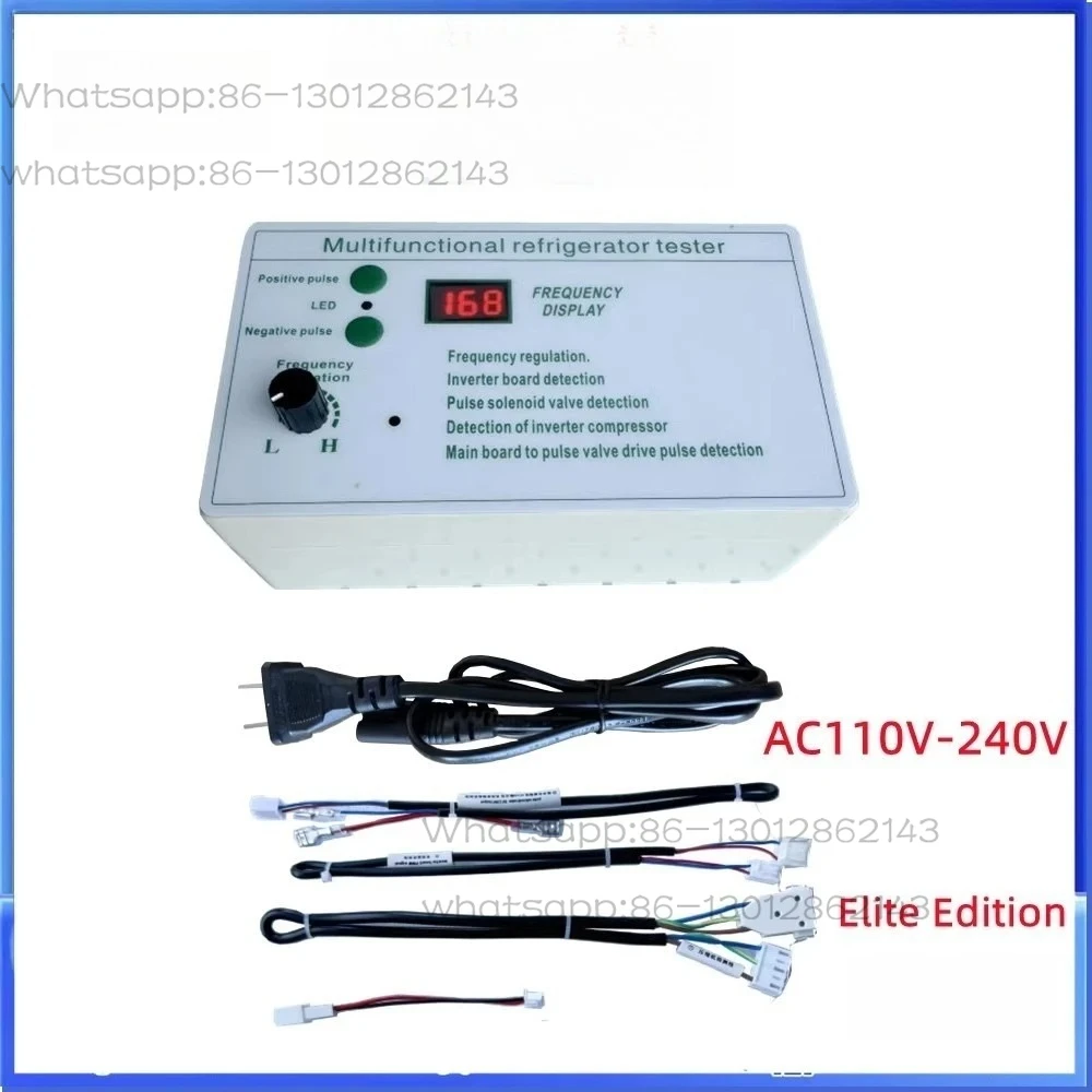 Placa inversora de geladeira, compressor, válvula solenóide, ventilador, porta de ar, válvula elétrica, instrumento de teste