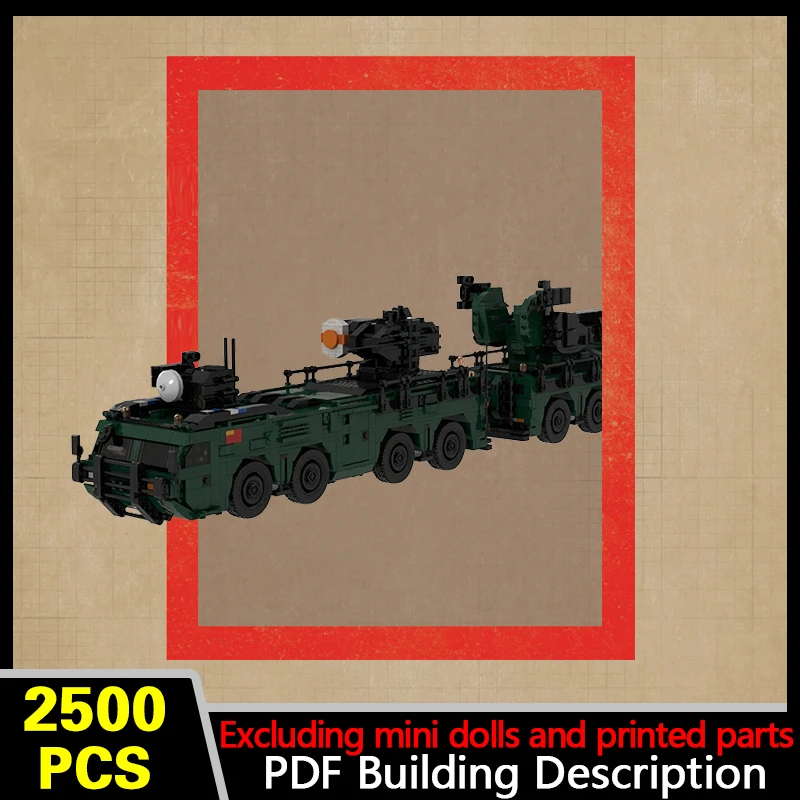 DC‑23 Military Heavy Truck Model MOC Building Bricks War Equipment Style Modular Technology Gifts Holiday Assemble Toys Suit