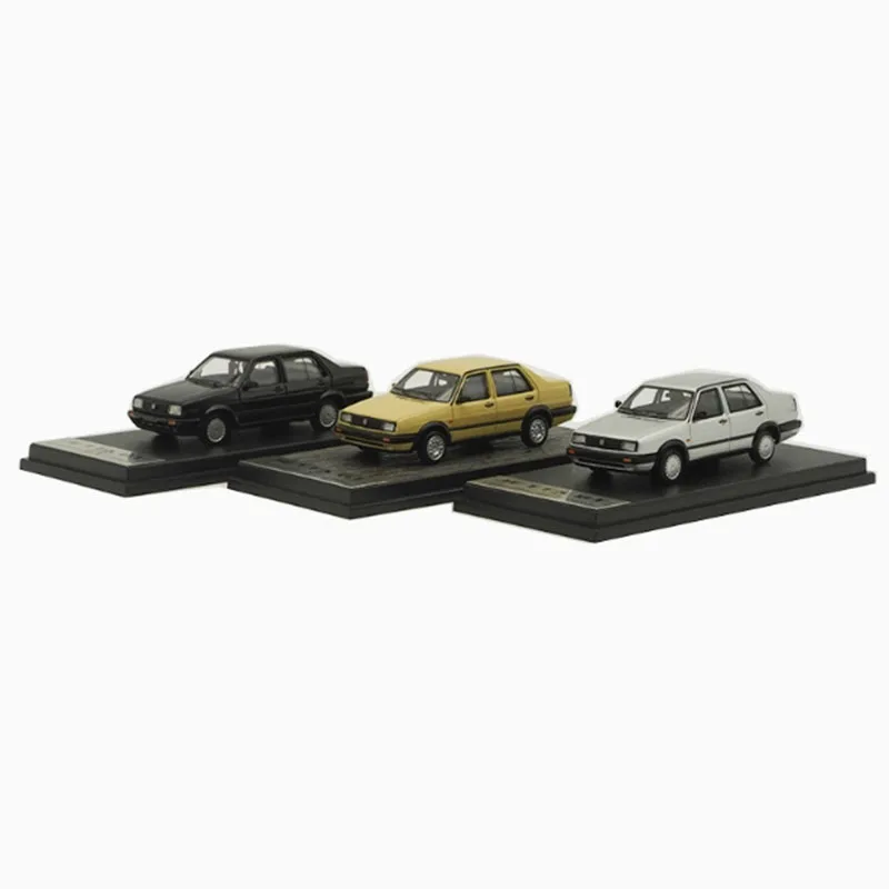 Original 1:64 Scale Vintage JETTA GT Limited Edition Alloy Car Model Classic Adult Souvenir Gift Static Display