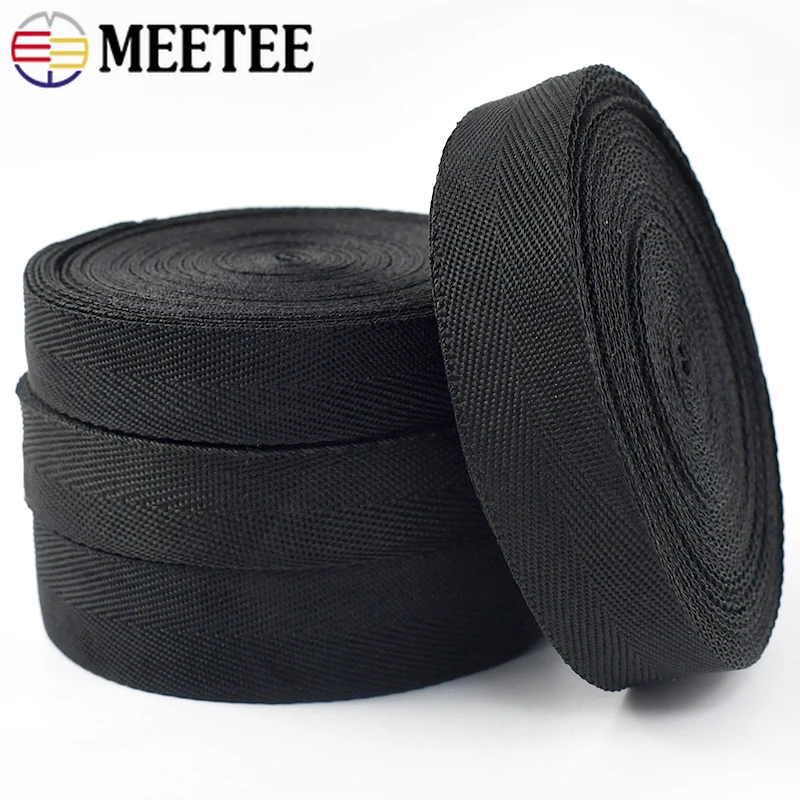 90Meters 0.9mm Thick Polypropylene PP Webbing Ribbon Band Strap Tape For Backpack Knapsack Belt DIY Garments Sewing Accessories