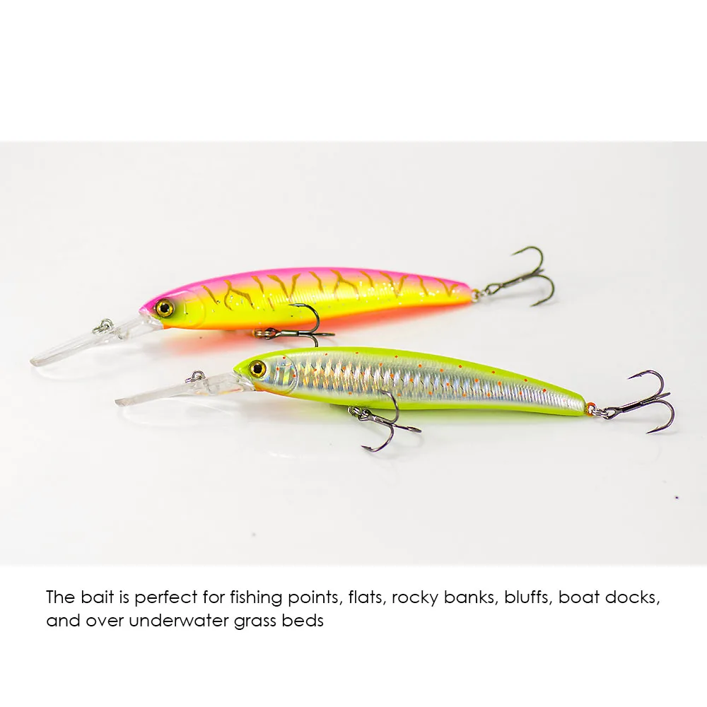 Countbass Floating Deep Diving Minnow 110mm 4-1/3" 14.5g 1/2 oz. Dive 3m Hardbaits Fishing Leurres Wobbler Lures