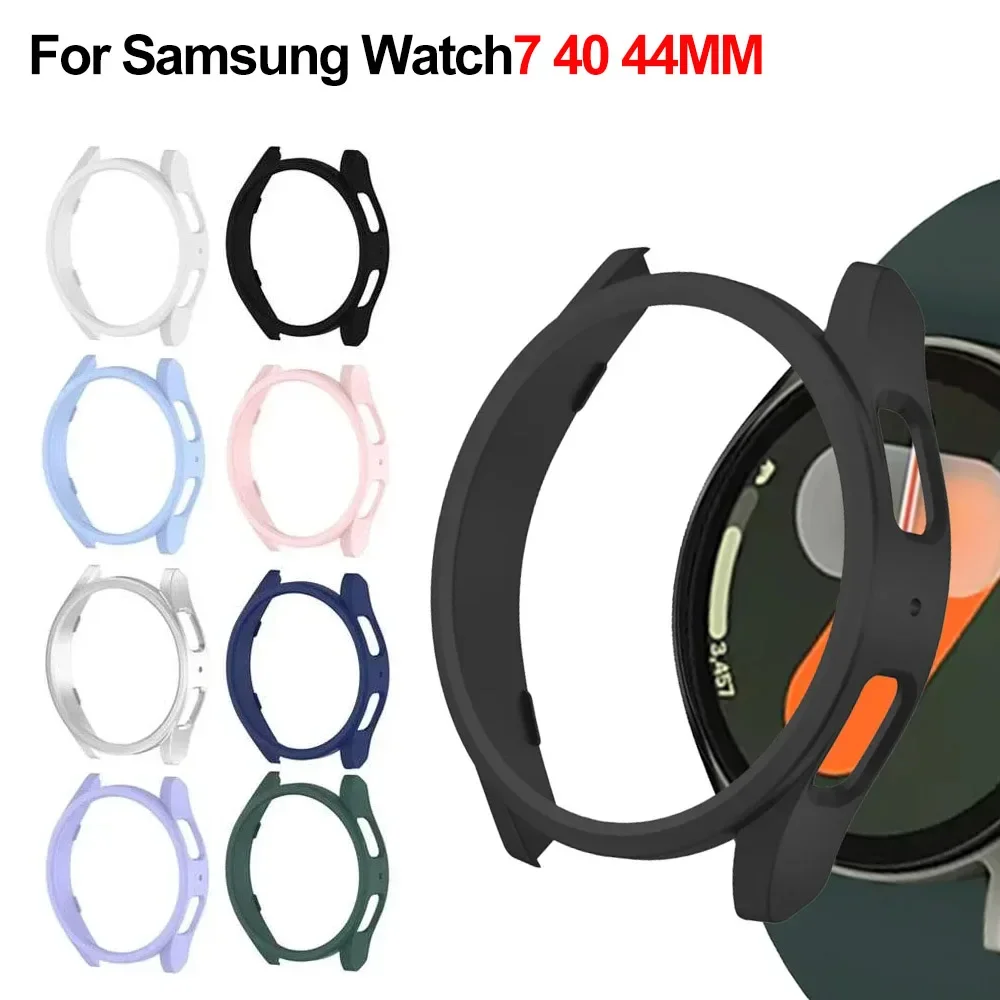 PC-Gehäuse für Samsung Galaxy Watch 7 6 40 44 mm, matte Abdeckung, schützende hohle Stoßstangenschale für Galaxy Watch 7 Smartwatch-Zubehör – Detail 2