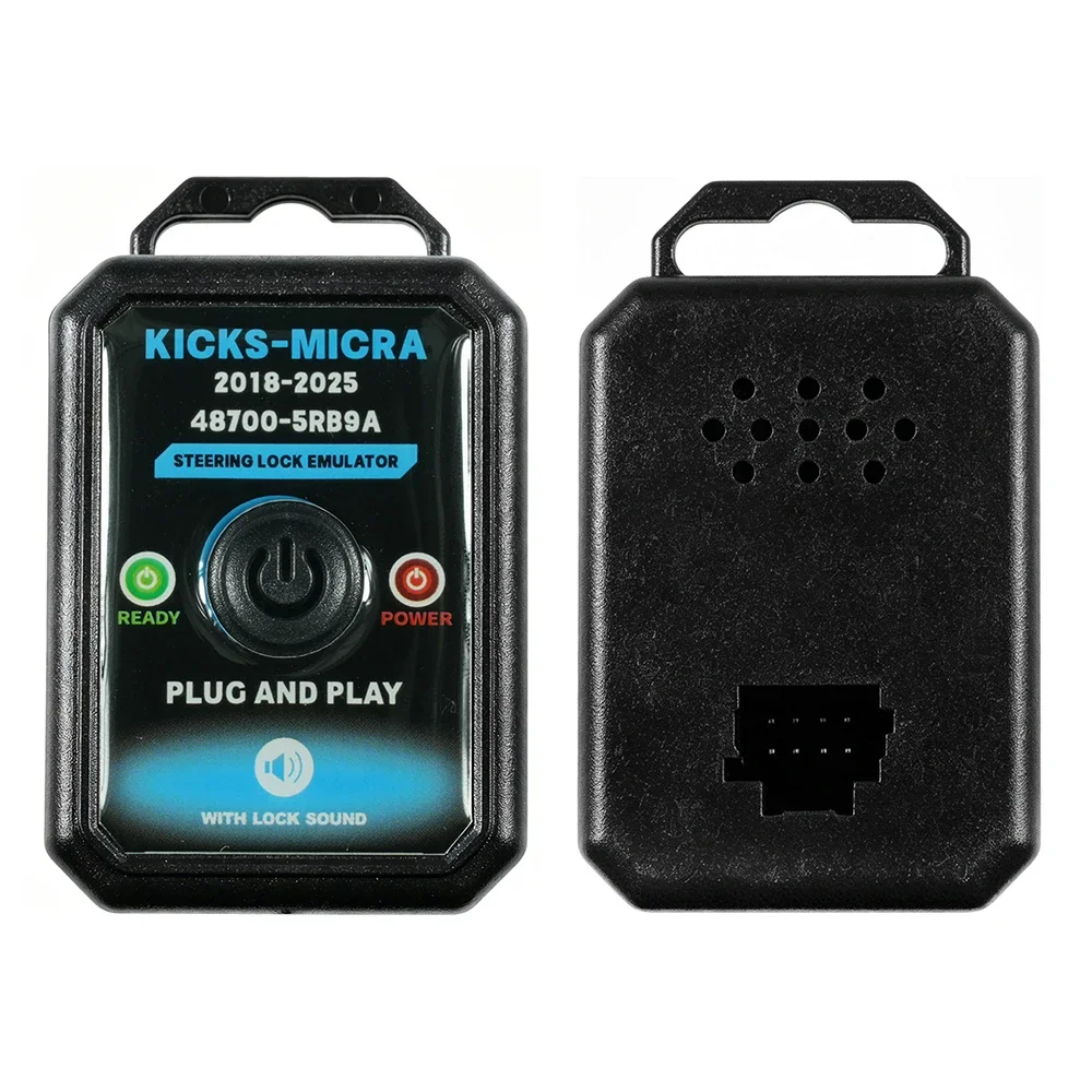 Steerin Lock Emulator For Nissan KICKS-MICRA 2018-2025 With Lock Sound Plug & Play