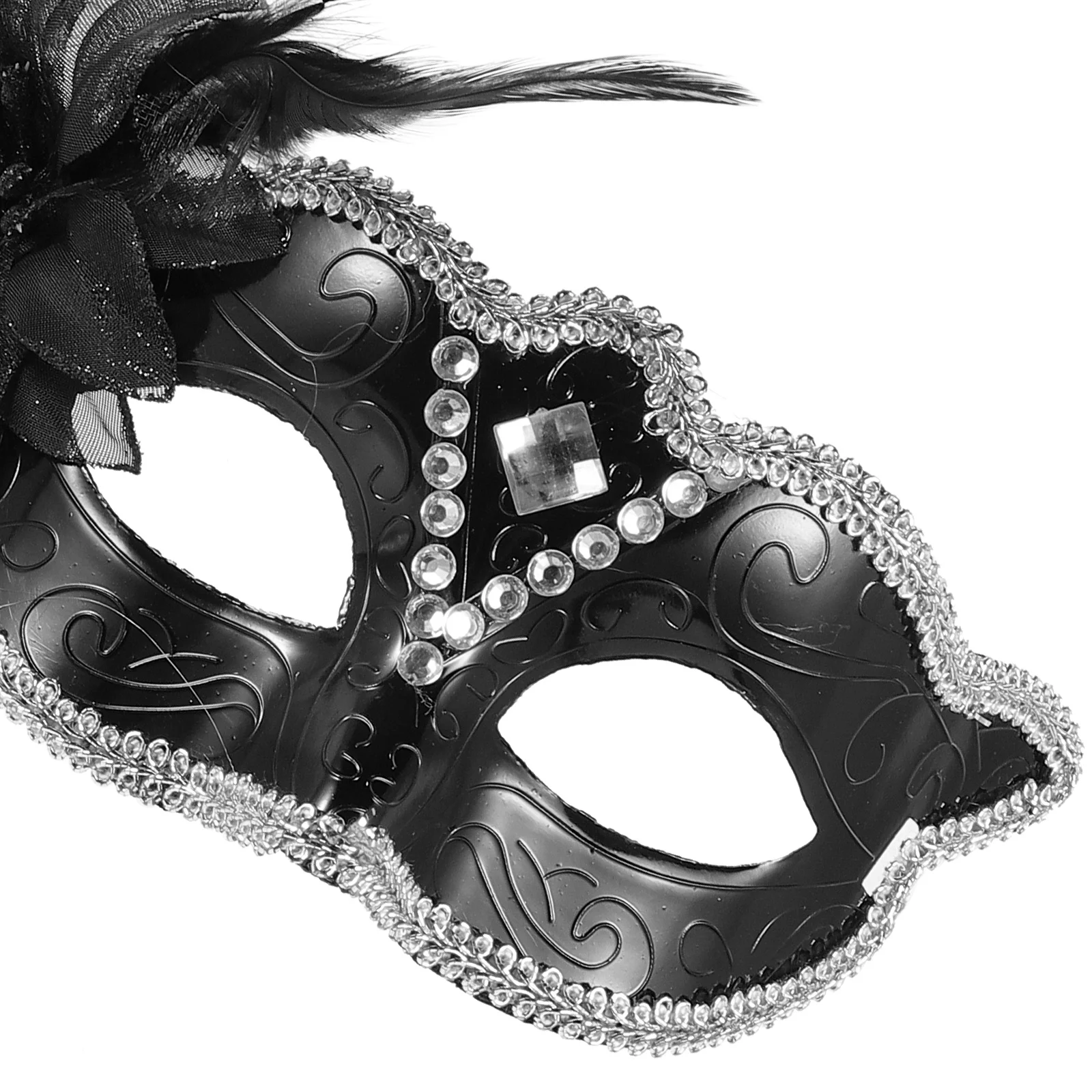 Masque de mascarade masque classique portatif pour Halloween anniversaire bal Mardi Gras accessoires masques de mascarade