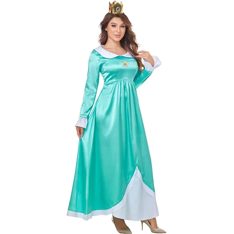 Nouvelle Robe de Princesse 2026 – Costume d'Halloween Adulte pour Spectacle Scénique – Personnage Féminin