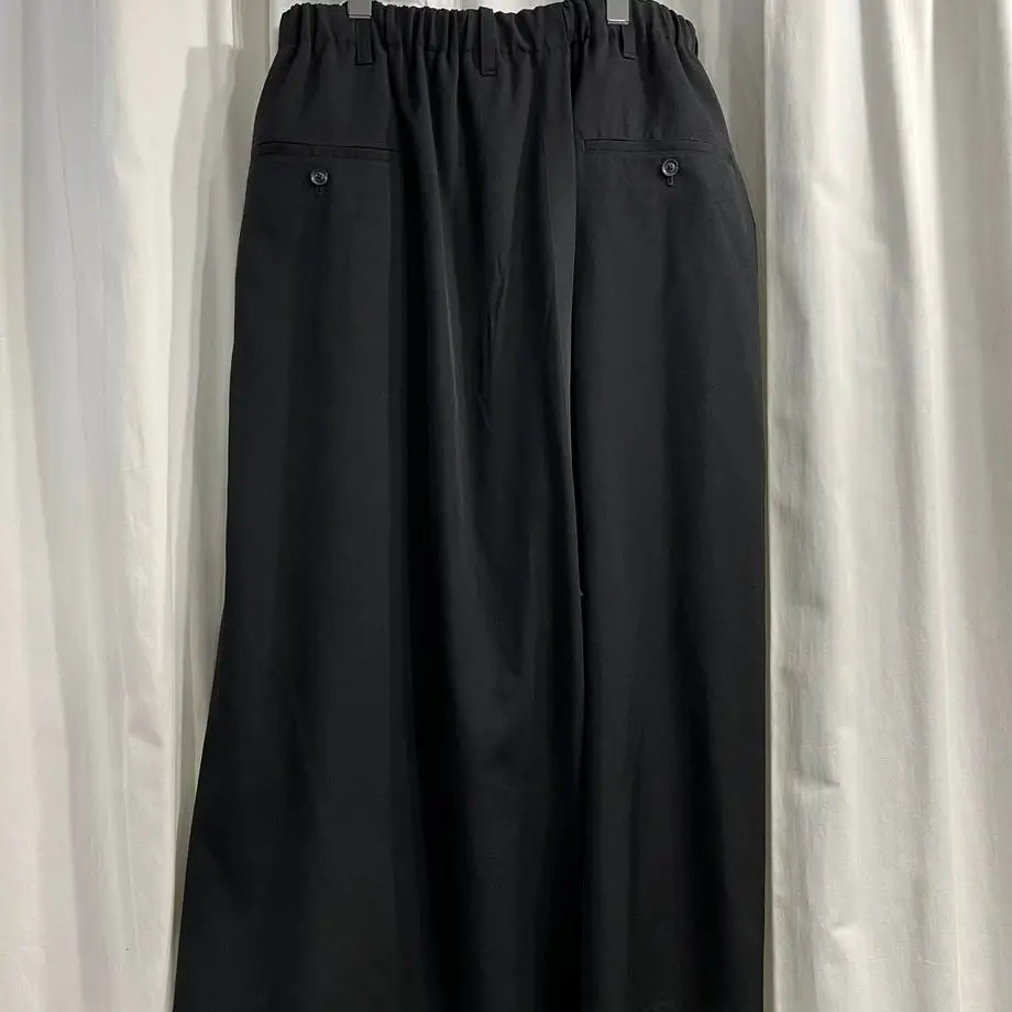TOP-YAMAMOTO ® Black Printed Wide-leg Casual Pants - Retro Style Loose-Fitting Long Pants for Women
