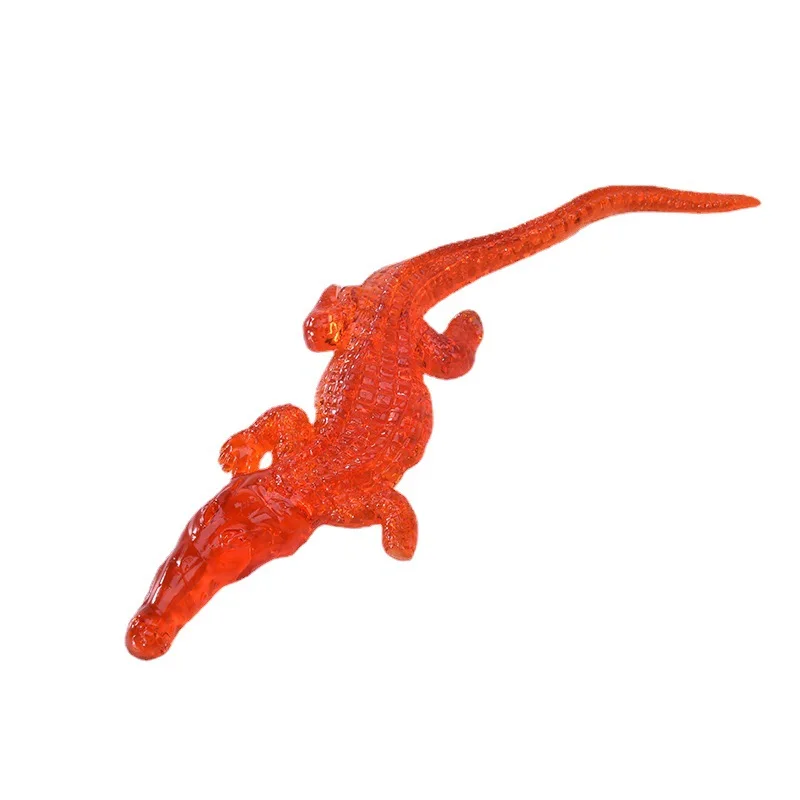 Funny novelty sticky toy TPR soft pop it animal crocodile squishy models prank supplies alligator joke fidget kids educational