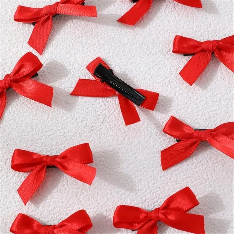 M6CD 15 Chiếc Nơ Kẹp Tóc Mini Nơ Kẹp Tóc Cho Nữ Cô Gái Tóc Ruy Băng Barrettes