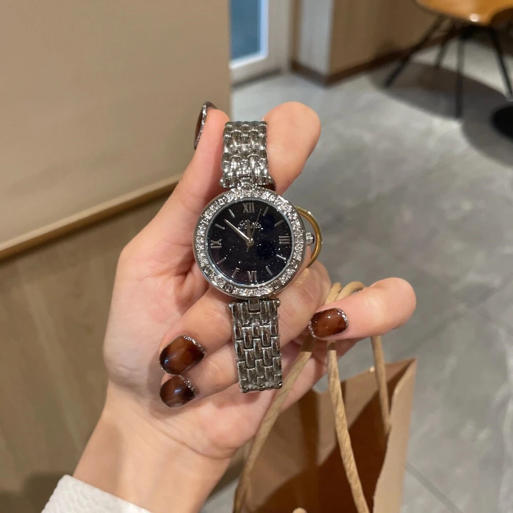 Starry Sky New Women Watch Light Luxury Brand Stainless Steel Ladies Business Watches Female Student Fashion Quartz Wristwatches