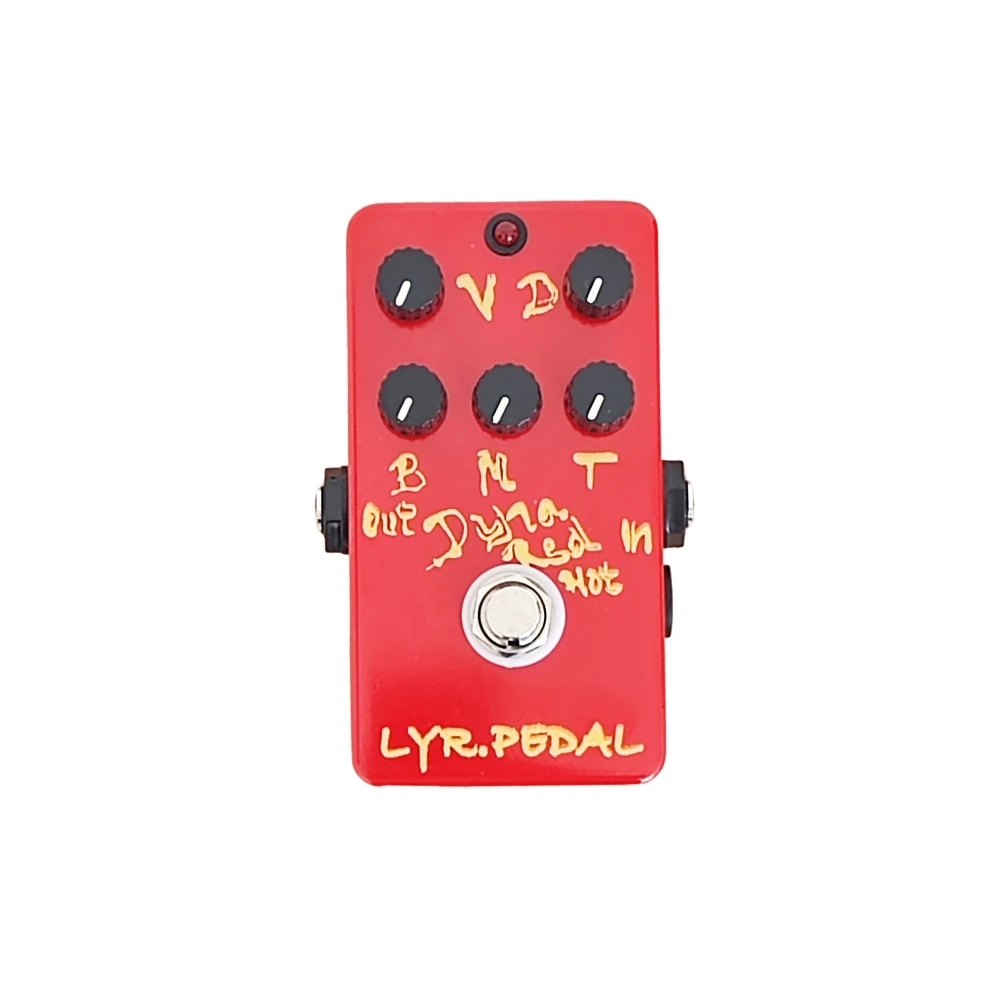 

LYR PEDALS ly rock , Guitar Distortion pedals, classic Distortion effector pedal,Red,True bypass