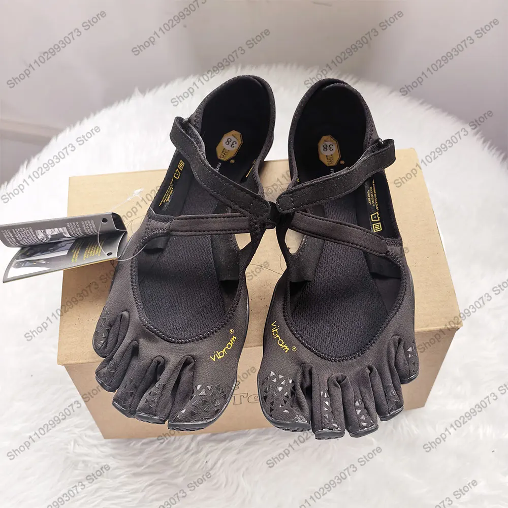 VI-B Women Classic Professional FiveFingers Shoes Fitness Yoga Dance Soft Sole Non-Slip Quick-Drying Sports Split-toe Sneakers