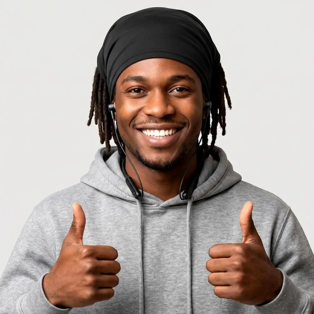 Comfortable Elastic Dreadlock Caps Breathable Unisex Loc Cap Stretchy Dreads Head Wrap Daily Wear