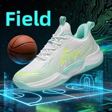 

Couple Basketball Shoes Non-slip Breathable Basketball Training Sneakers Lace-up Boys Girls Basketball Boots Athletic Shoes